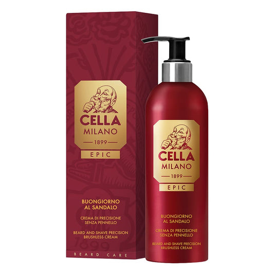 Cella Milano Epic beard precision cream Buongiorno al Sandalo 175ml