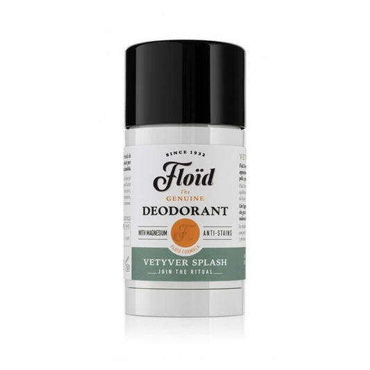 Floïd Vetyver Splash Deodorant Stick: Powerful Cedar Bergamot Scent, 2.5 fl oz