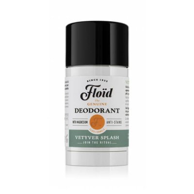Floïd Vetyver Splash Deodorant Stick: Powerful Cedar Bergamot Scent, 2.5 fl oz