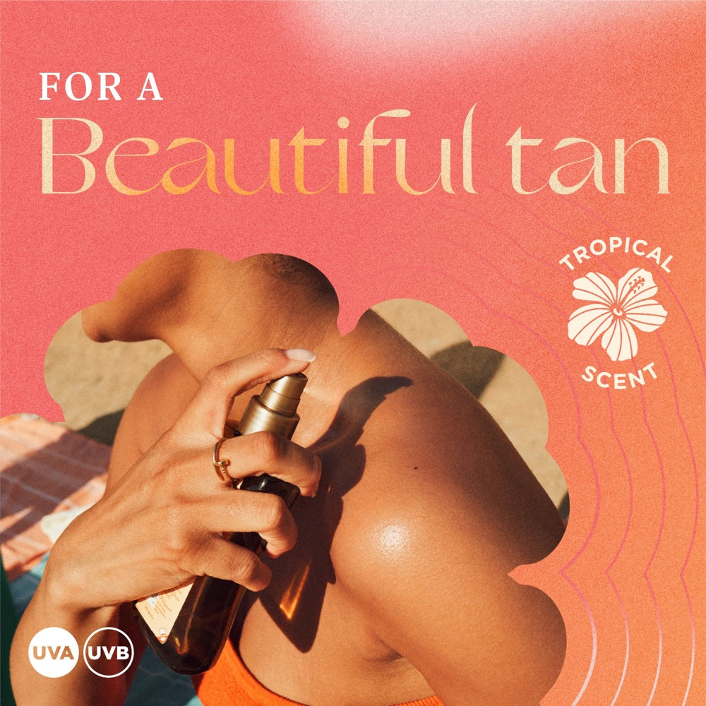 Glowing Protection Dry Oil Spray SPF30, 200ml - hudvård från Hawaiian Tropic