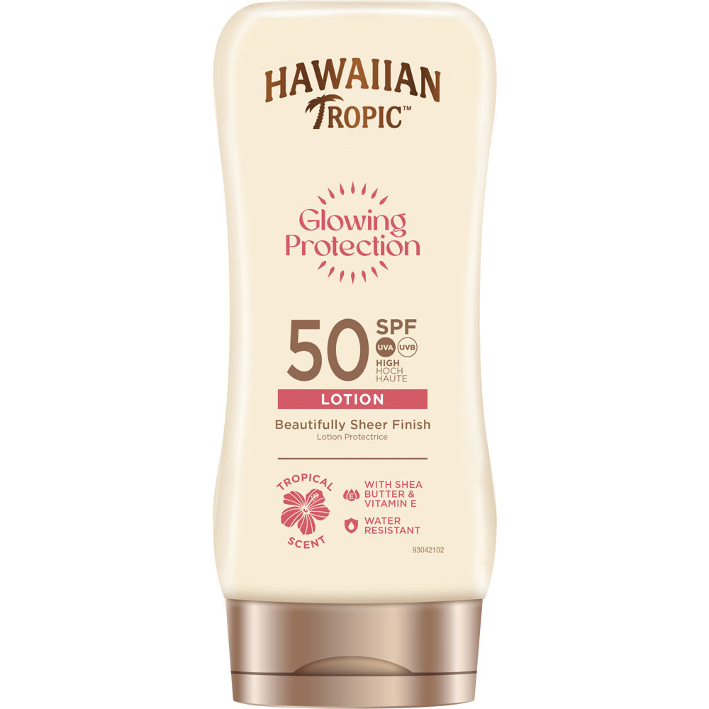 Glowing Protection Lotion SPF50, 180ml - hudvård från Hawaiian Tropic