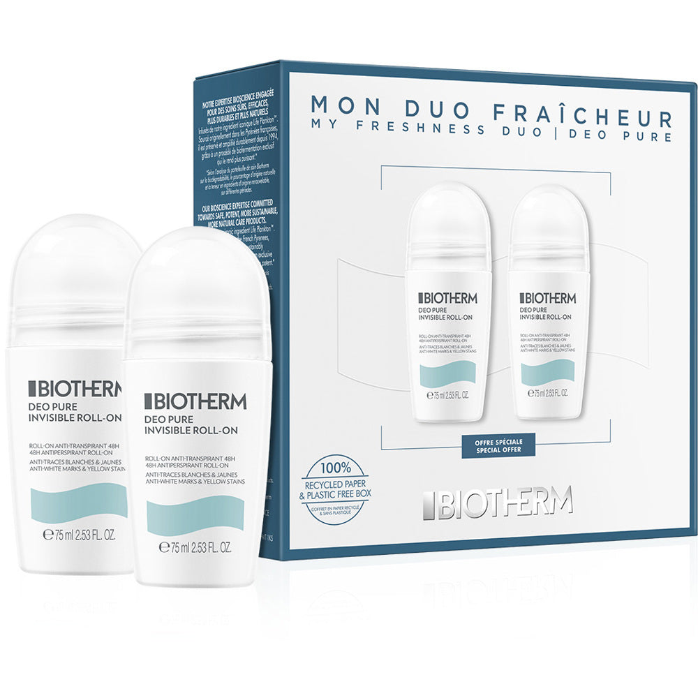 Deo Pure Invisible Roll-On Duo Set, 2x75ml -  från Biotherm