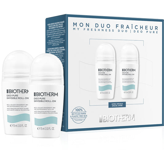Deo Pure Invisible Roll-On Duo Set, 2x75ml -  från Biotherm