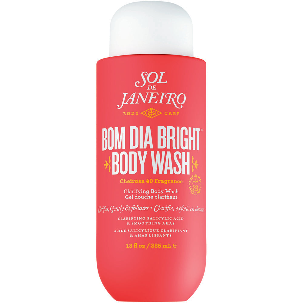Bom Dia Bright Clarifying AHA BHA Body Wash, 385ml - hudvård från Sol de Janeiro