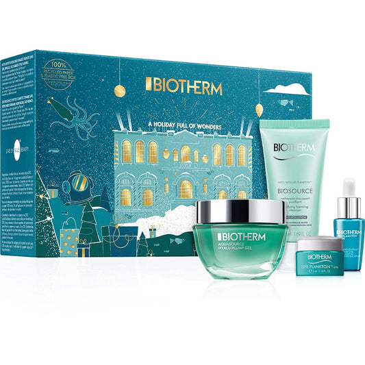 Aquasource Hyalu Plump Eco Holiday Set 2022 -  från Biotherm