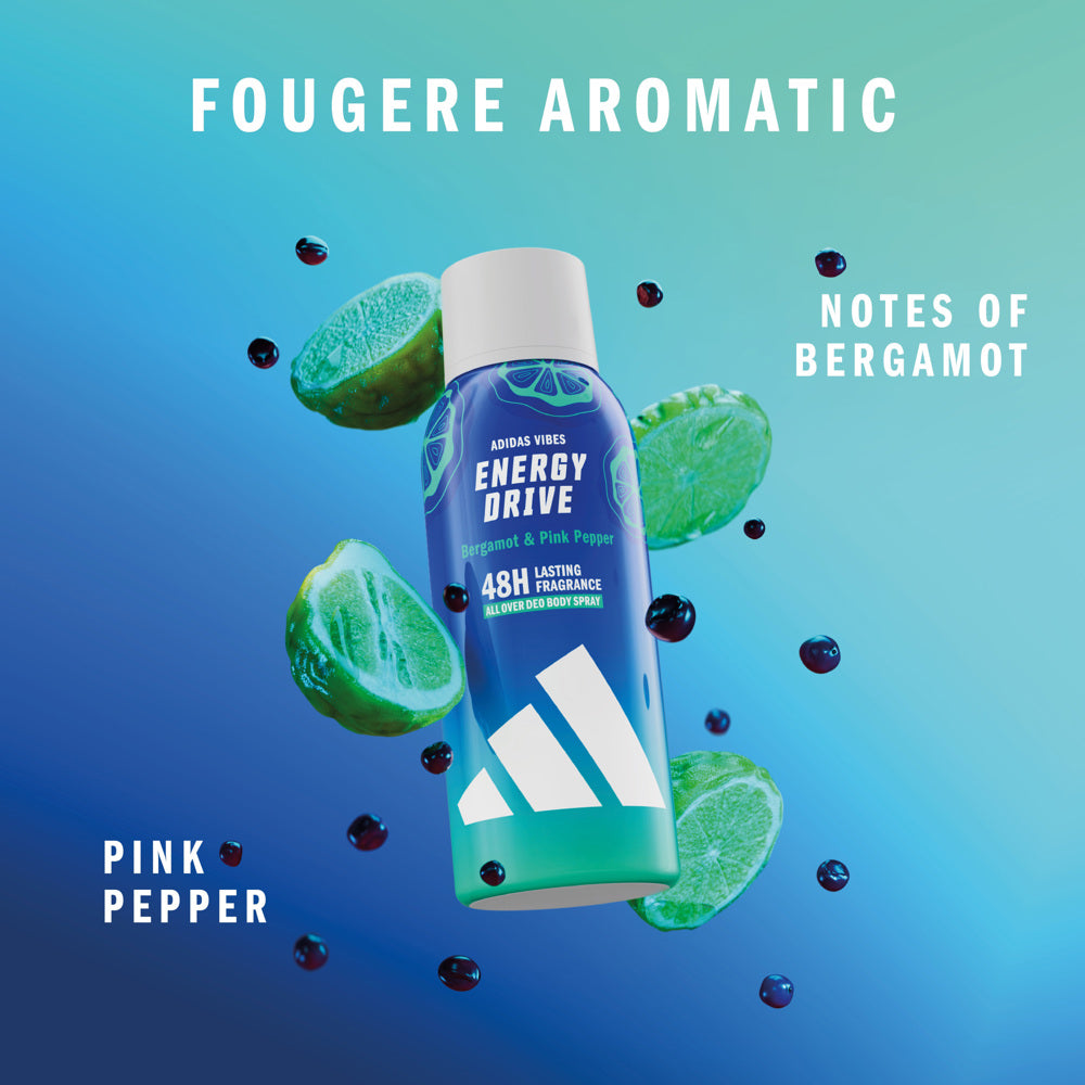Vibes Energy Drive Deo Spray, 150ml - parfym från Adidas