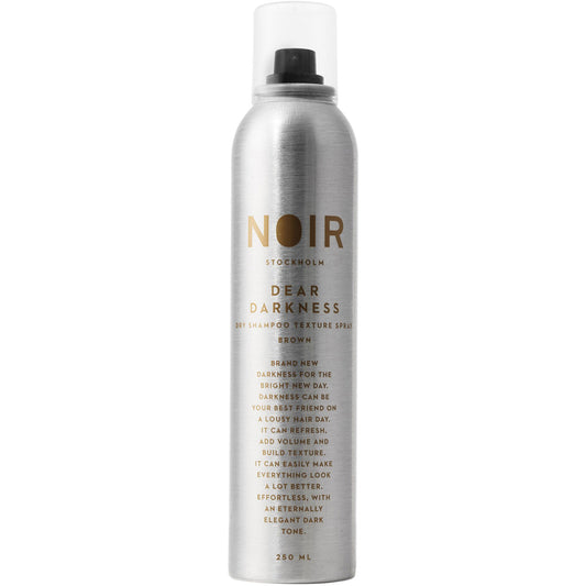 Dear Darkness Dry Shampoo and Texturizing Spray For Brunette - hårvård från NOIR Stockholm