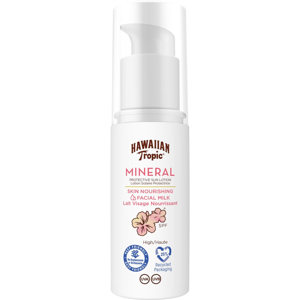 Mineral Protection Facial Milk Lotion SPF30, 50ml - hudvård från Hawaiian Tropic