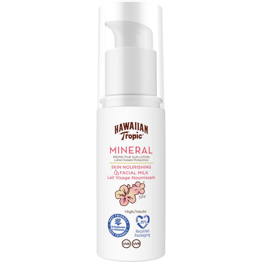 Mineral Protection Facial Milk Lotion SPF30, 50ml - hudvård från Hawaiian Tropic