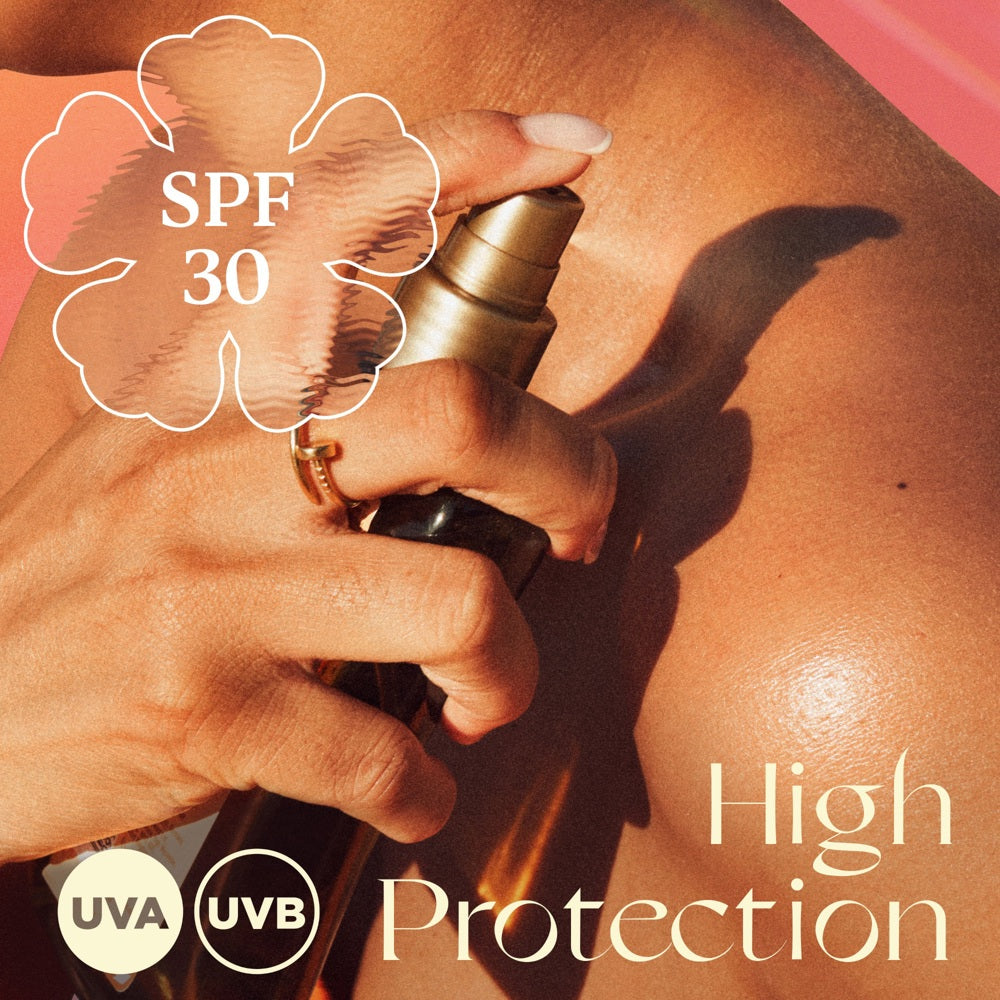 Glowing Protection Dry Oil Spray SPF30, 200ml - hudvård från Hawaiian Tropic