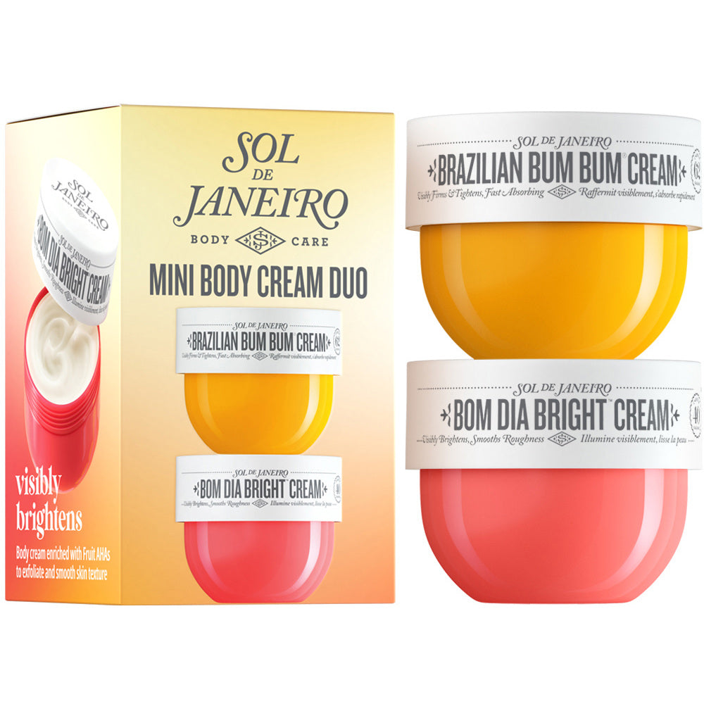 Mini Body Cream Duo Limited Edition, 2x25ml - hudvård från Sol de Janeiro