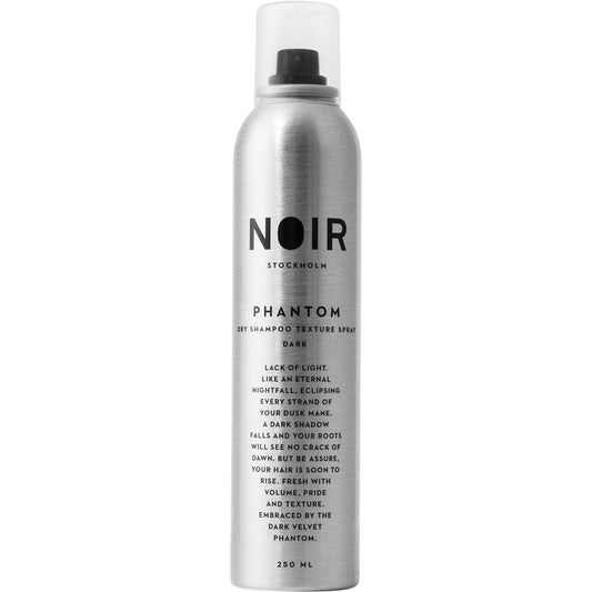 Phantom Dry Shampoo and Texturizing Spray For Dark Hair, 250ml - hårvård från NOIR Stockholm