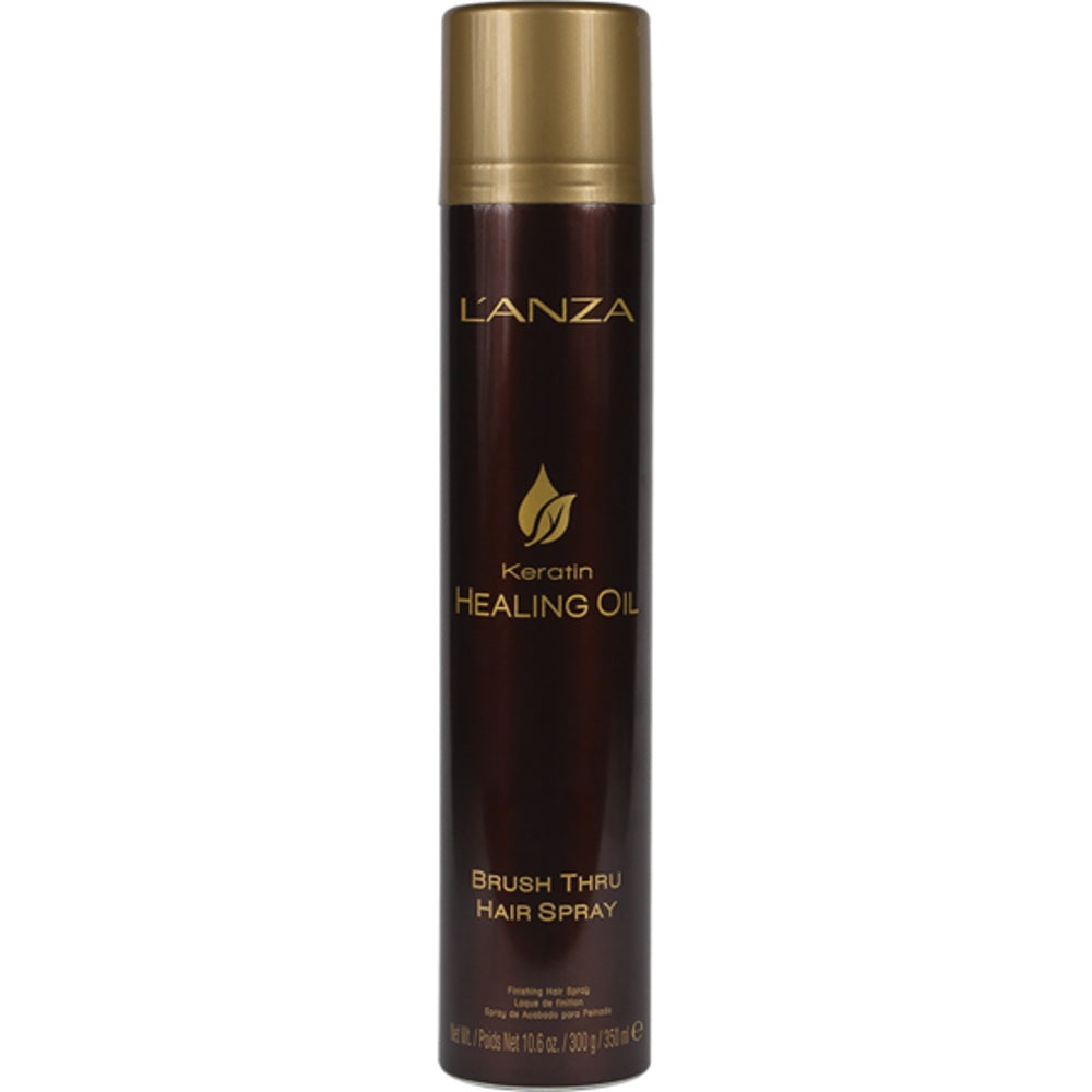 Keratin Healing Oil Brush Thru Hair Spray, 350ml -  från LANZA