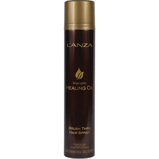 Keratin Healing Oil Brush Thru Hair Spray, 350ml -  från LANZA