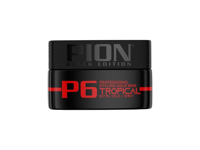 Pion Hair Styling Aqua Wax P6 Tropical Extra Hold Shiny - 175ml