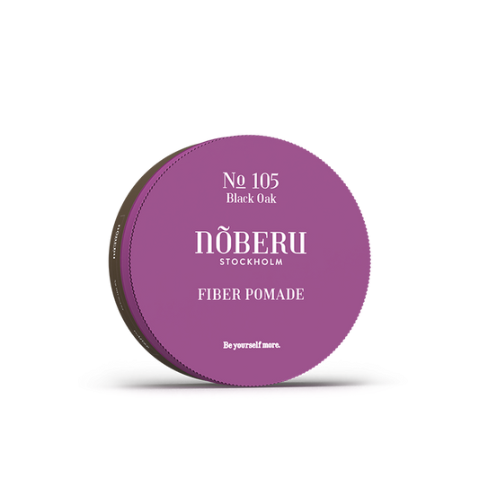 Noberu Stockholm Fiber Pomade: Strong Hold, Flexible Texture, Vitamin E Enriched