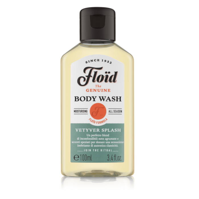 Floïd Vetyver Splash Body Wash: Invigorating, Moisturizing Daily Shower Gel