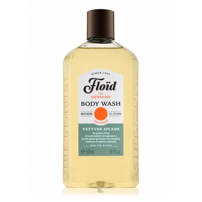 Floïd Vetyver Splash Body Wash: Invigorating, Moisturizing Daily Shower Gel