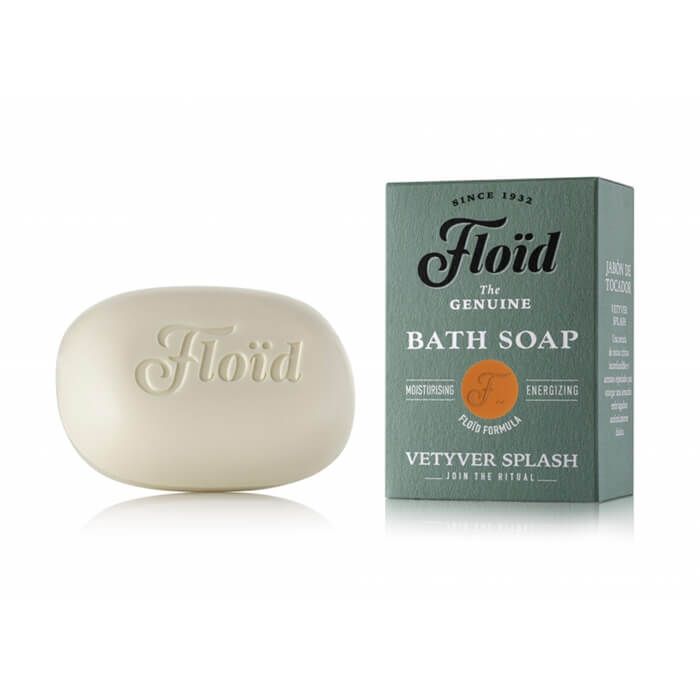 Floïd Vetyver Splash Nourishing Bath Soap Bar - 4.23 oz - Gentle & Hydrating
