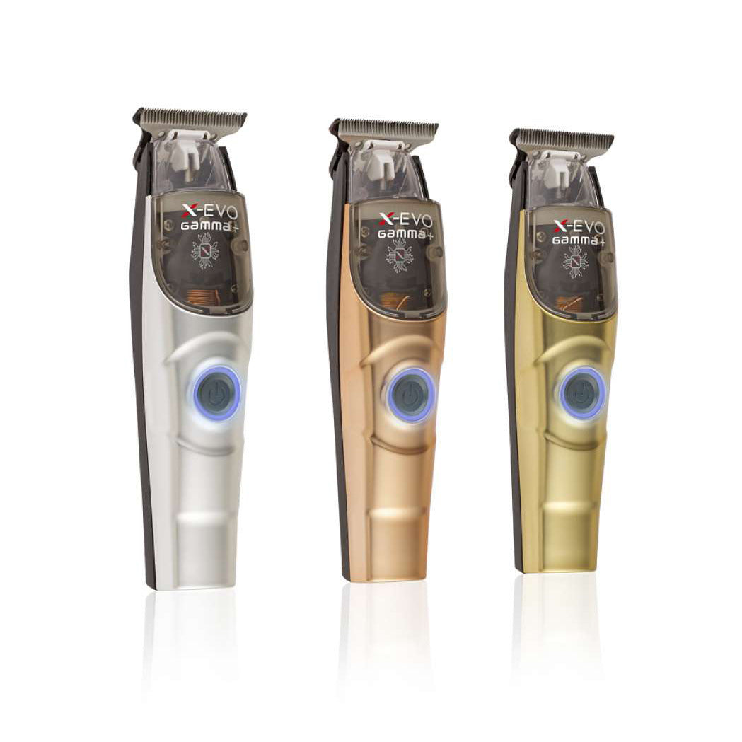 Gamma Piú X-EVO Professional Cordless Trimmer DLC Blade Zero Gap 10,000 RPM