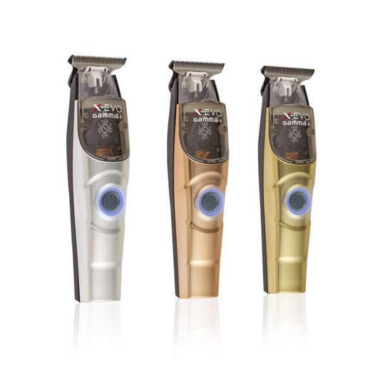 Gamma Piú X-EVO Professional Cordless Trimmer DLC Blade Zero Gap 10,000 RPM