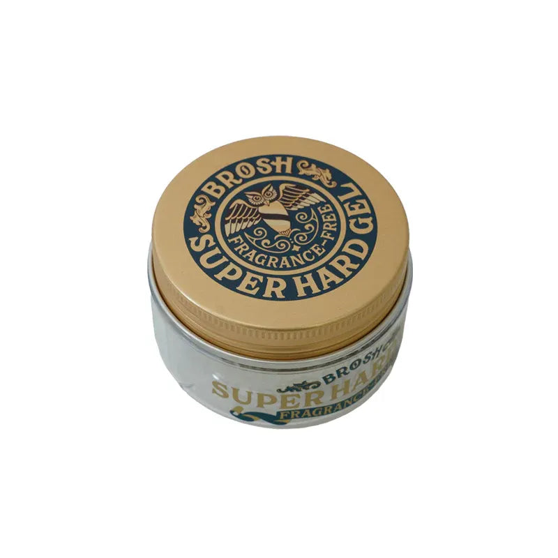 BROSH Super Hard Gel Hårgelé, Doftfri Resestorlek, 70 g