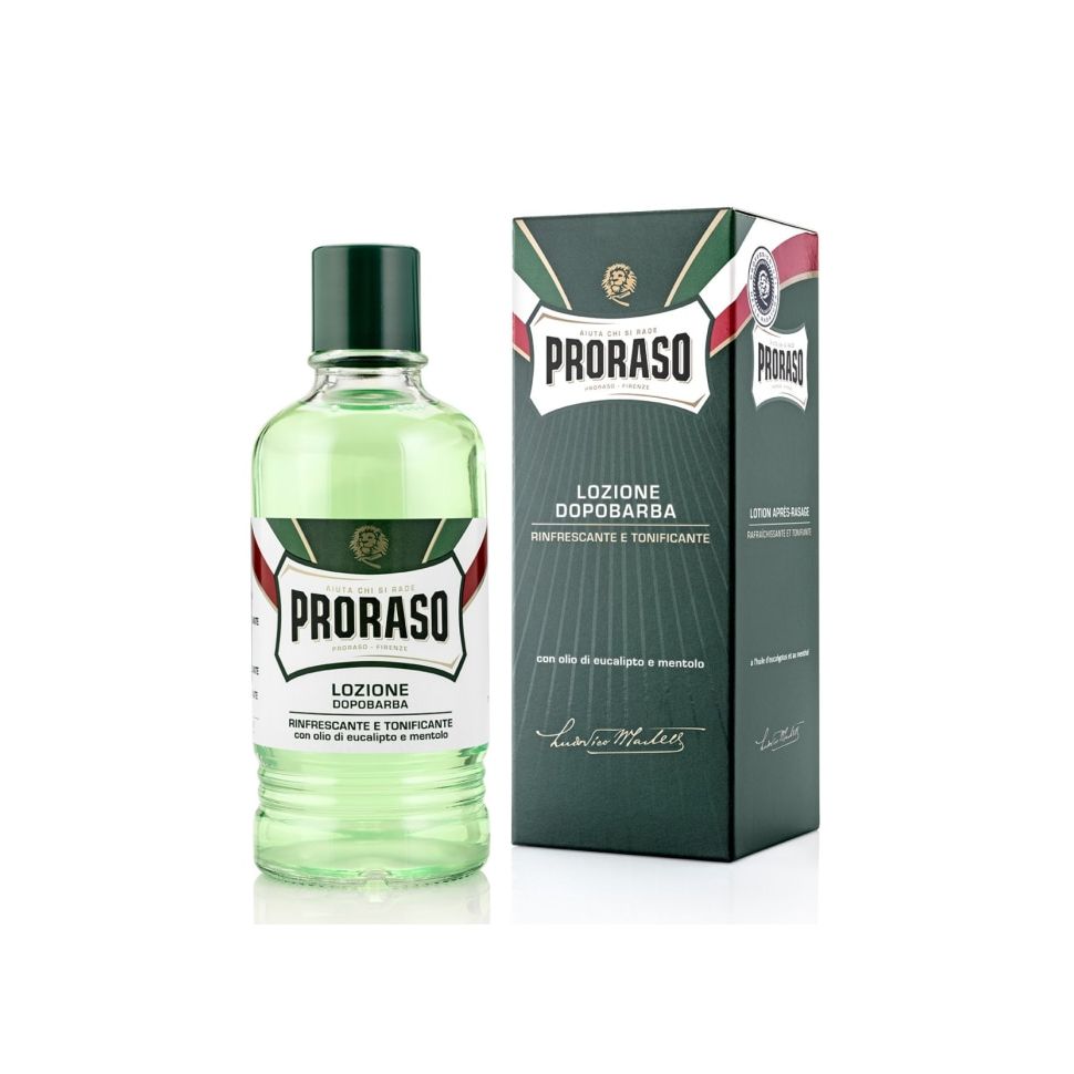 Proraso Green Line Aftershave Lotion Uppfriskande Eukalyptus 400ml
