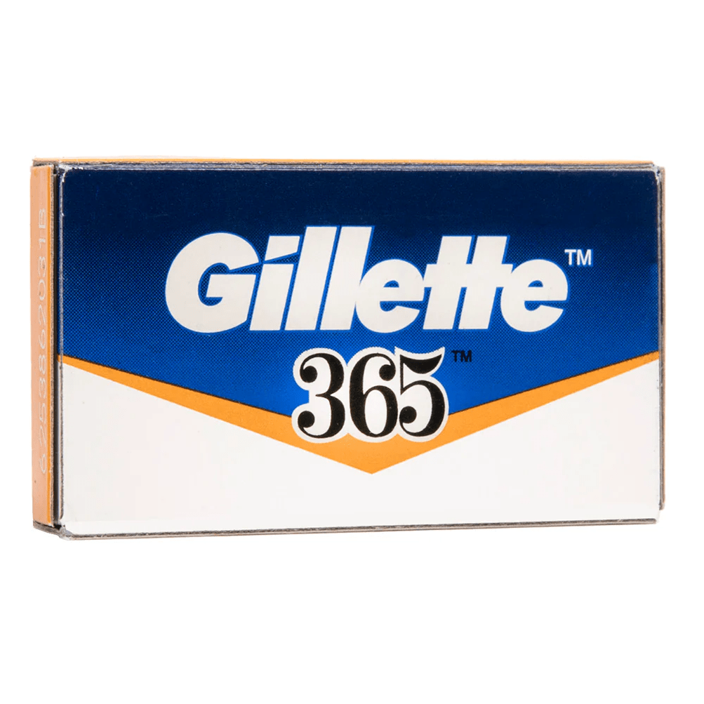 Gillette 365 Stainless Steel Double Edge Razor Blades for Smooth Shaves