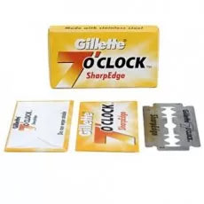 Gillette 7 O'Clock SharpEdge Double Edge Razor Blades 100-Pack