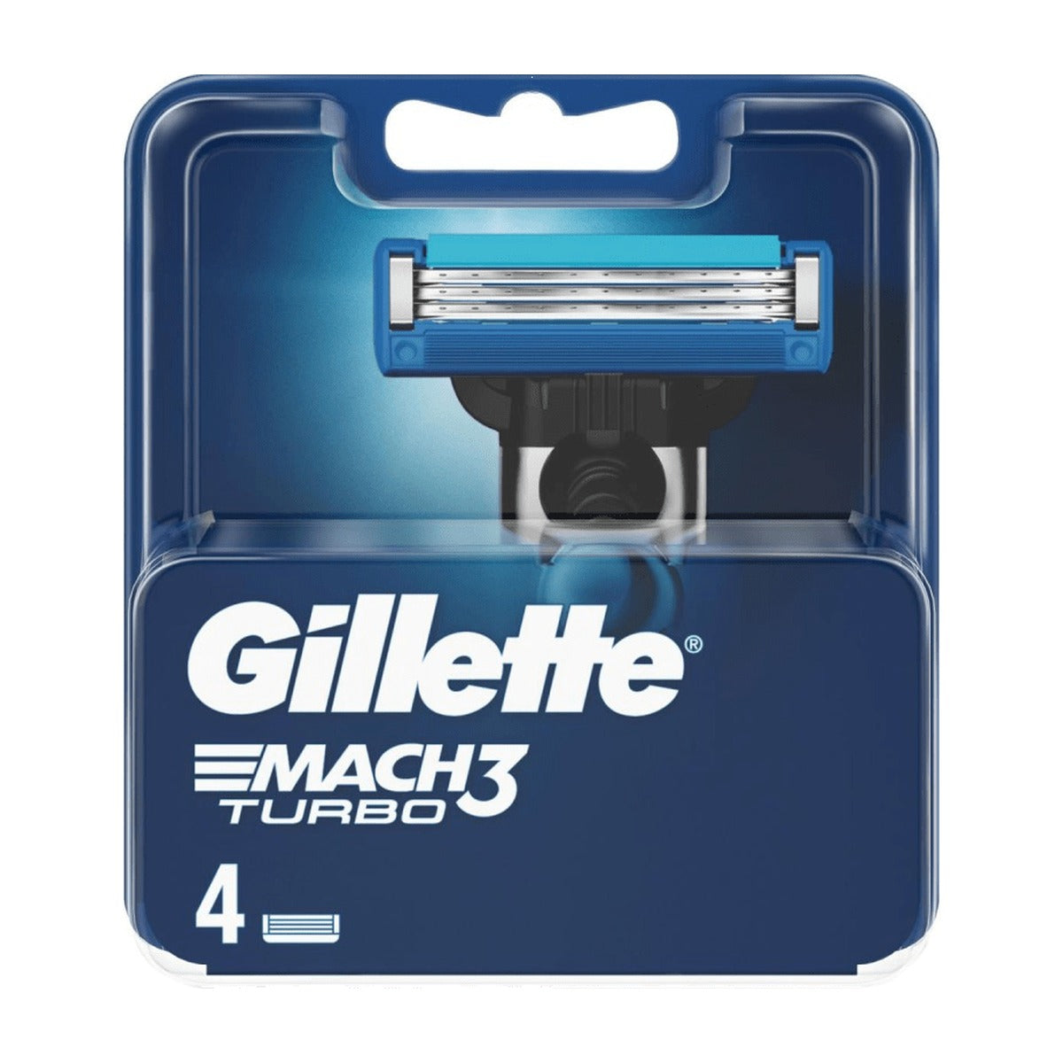 Gillette Mach3 Turbo Rakblad 4-pack