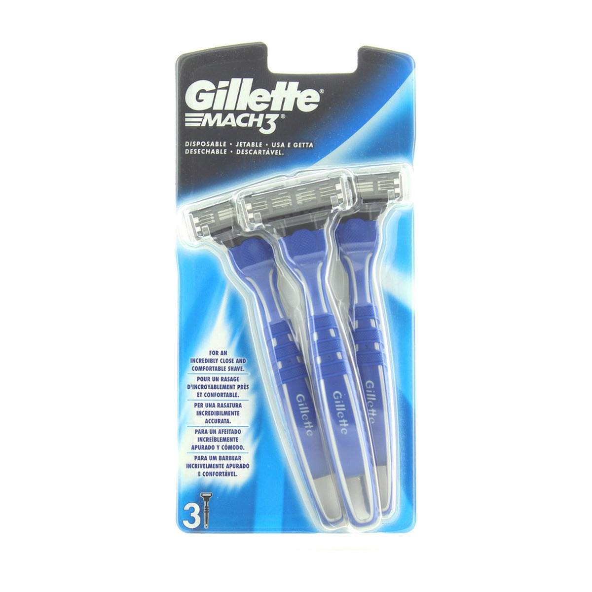 Gillette Mach3 Engångsrakhyvel 3-pack