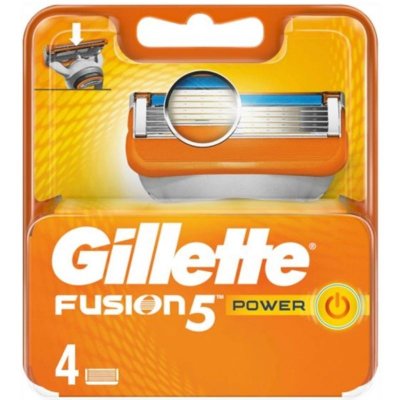 Gillette Fusion5 Power 4-Pack Razor Blades with Precision Trimmer