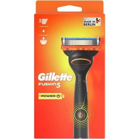 Gillette Fusion5 Power Advanced Razor: 5-Blade, Battery-Powered, 1 Blade Included