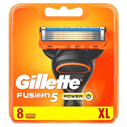 Gillette Fusion5 Power 8-Pack: Glide to Flawless Smoothness with Advanced Blades