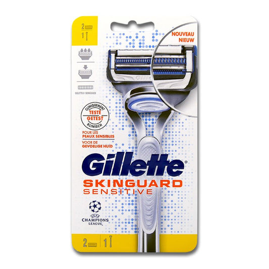 Gillette SkinGuard Sensitive Razor for Irritation-Free Shaving with Two Blades