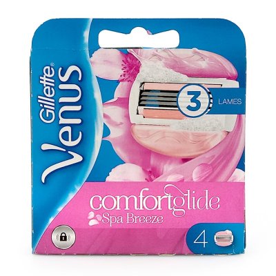 Gillette Venus Comfortglide Spa Breeze 4 Razor Refills, White Tea Scent