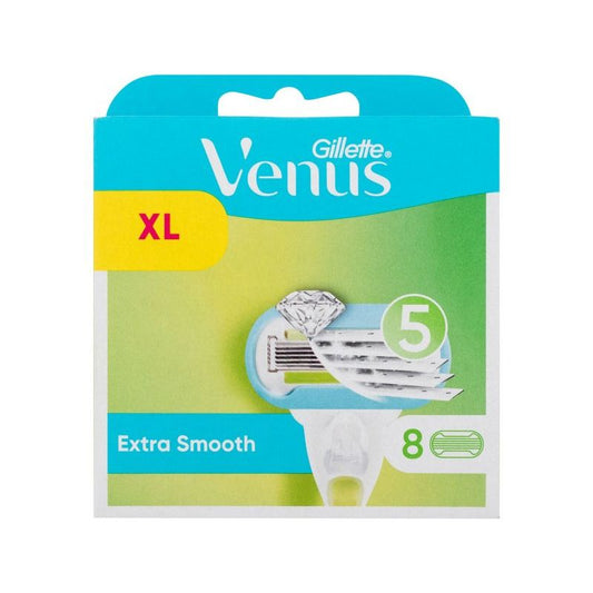Gillette Venus Extra Smooth 8-Pack Women's Razor Blades Refills for Effortless Shave