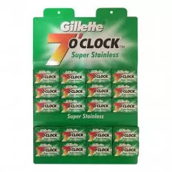 Gillette 7 O'Clock Super Stainless Double Edge Razor Blades 50-Pack