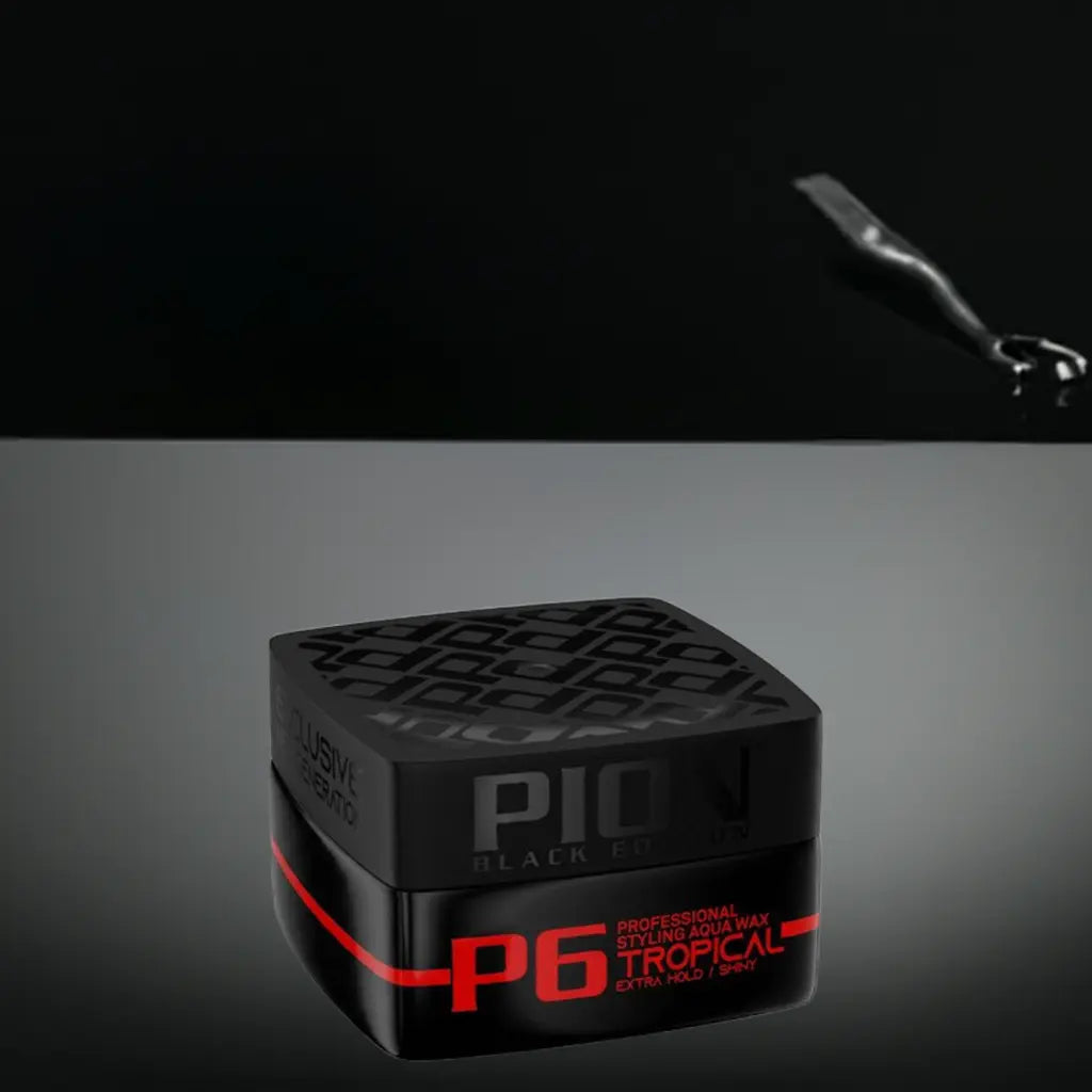 Pion Professional Aqua Hair Styling Wax: Strong Hold, Shiny Finish, Easy Wash