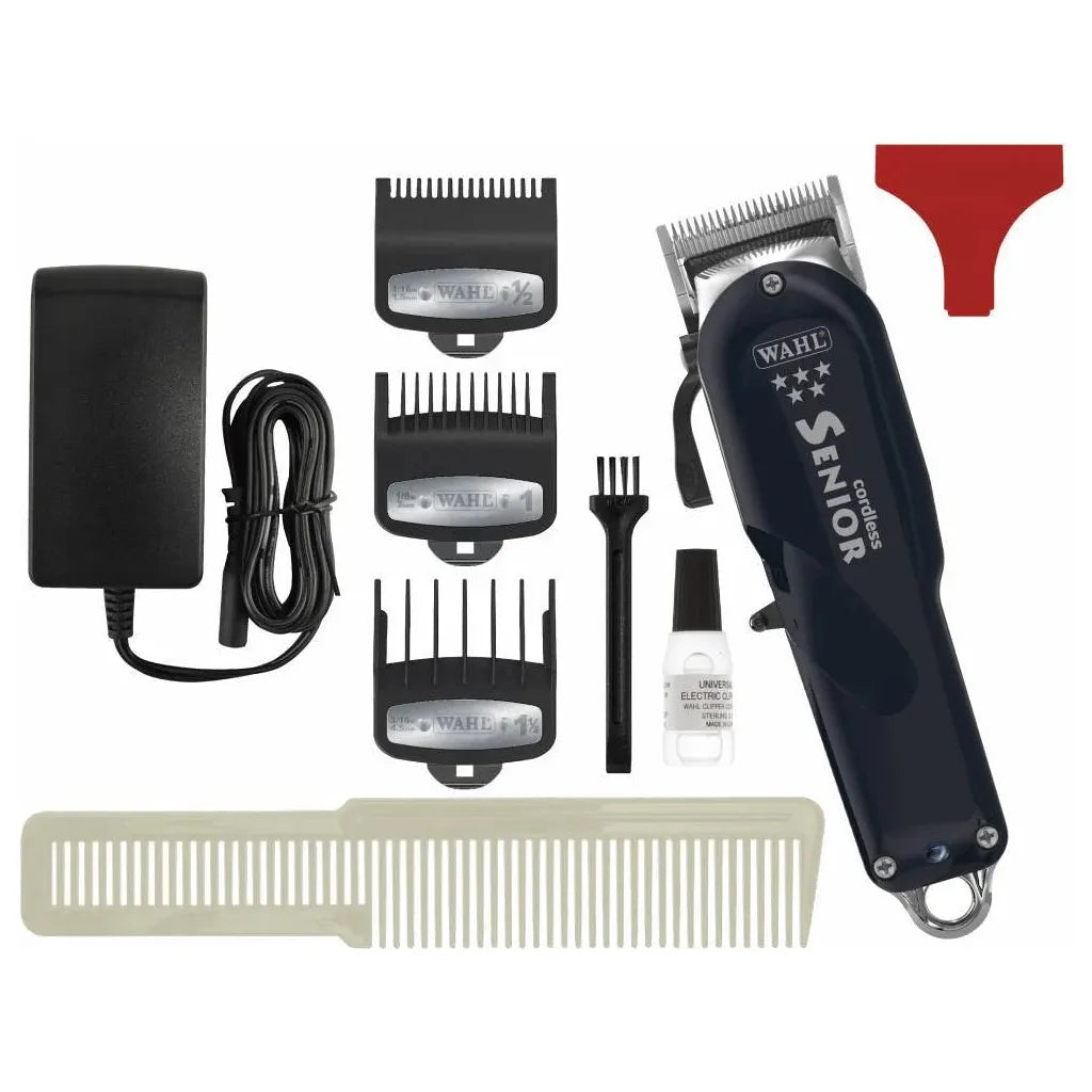 Wahl Senior Cordless Professional Hair Clipper: Powerful Fade Close Cut Rechargeable