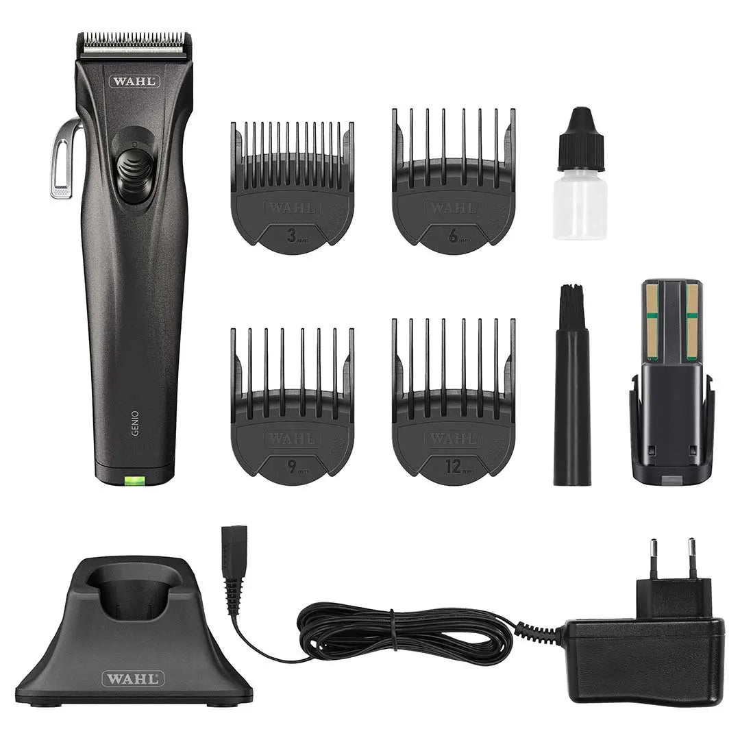 Wahl Genio Black Cordless Professional Hair Clipper Kit with Dual Batteries