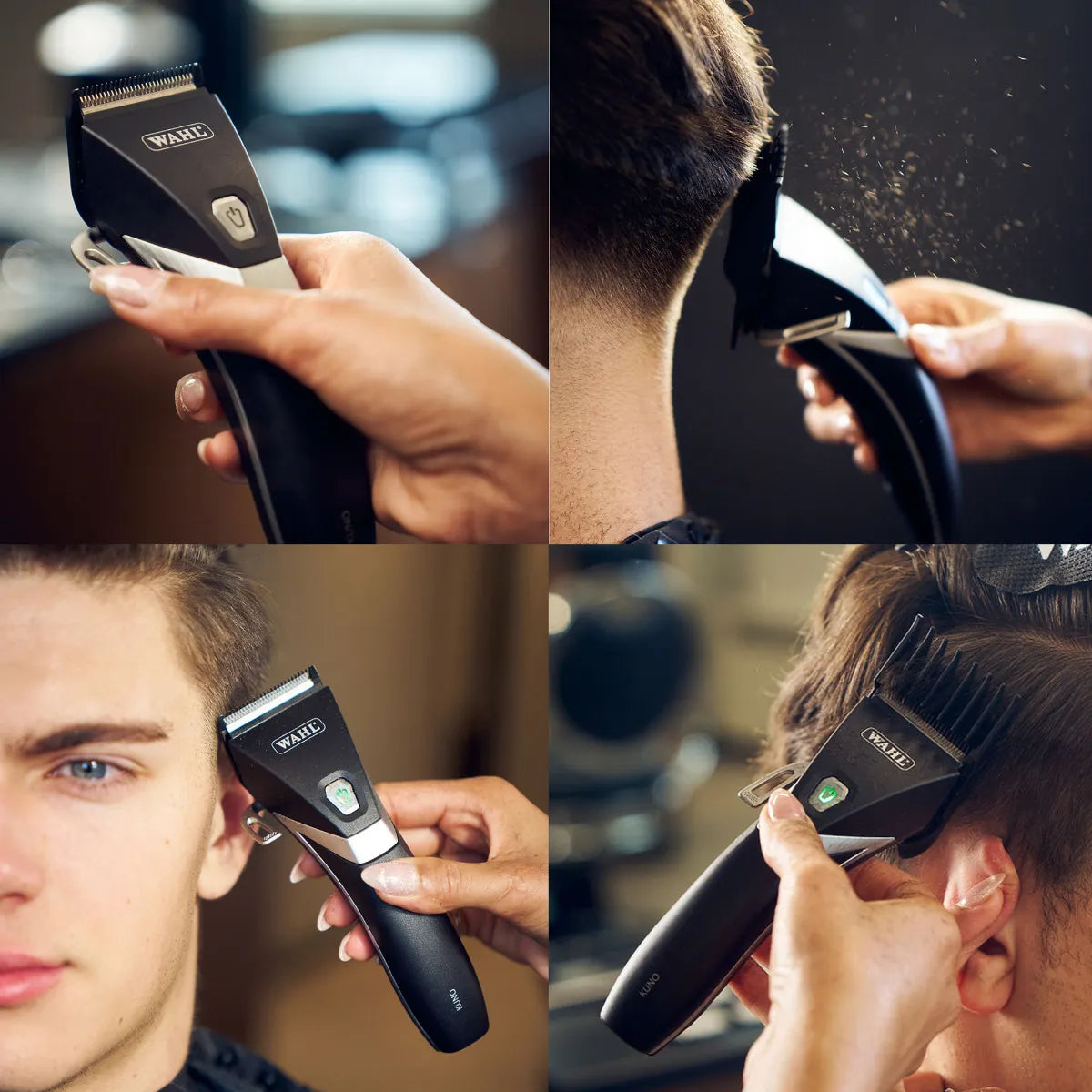 Wahl Kuno Professional Corded/Cordless Hair Clipper – Precision Diamond Blade, Long-Lasting