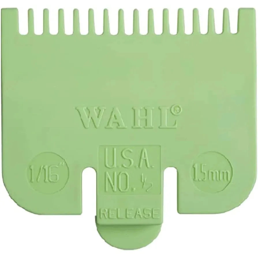 Wahl Professional Clipper Attachment Comb 1.5mm, Lime Green, Durable Plastic Guard