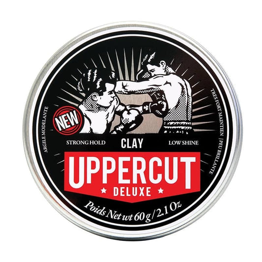 Uppercut Deluxe De Luxe Clay: Strong Hold, Natural Matte Finish, 60g Hair Styling