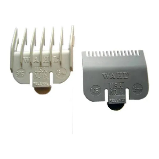 Wahl Professional Clipper Attachment Combs Set, 1.5mm & 4.5mm, Durable Plastic Guides