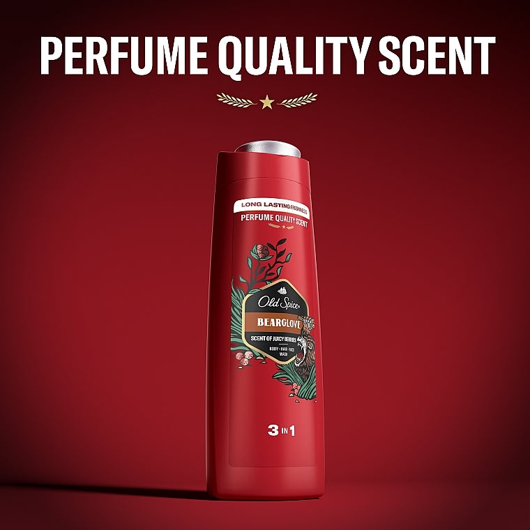Old Spice Bearglove 2-in-1 Men's Refreshing Hair & Body Wash