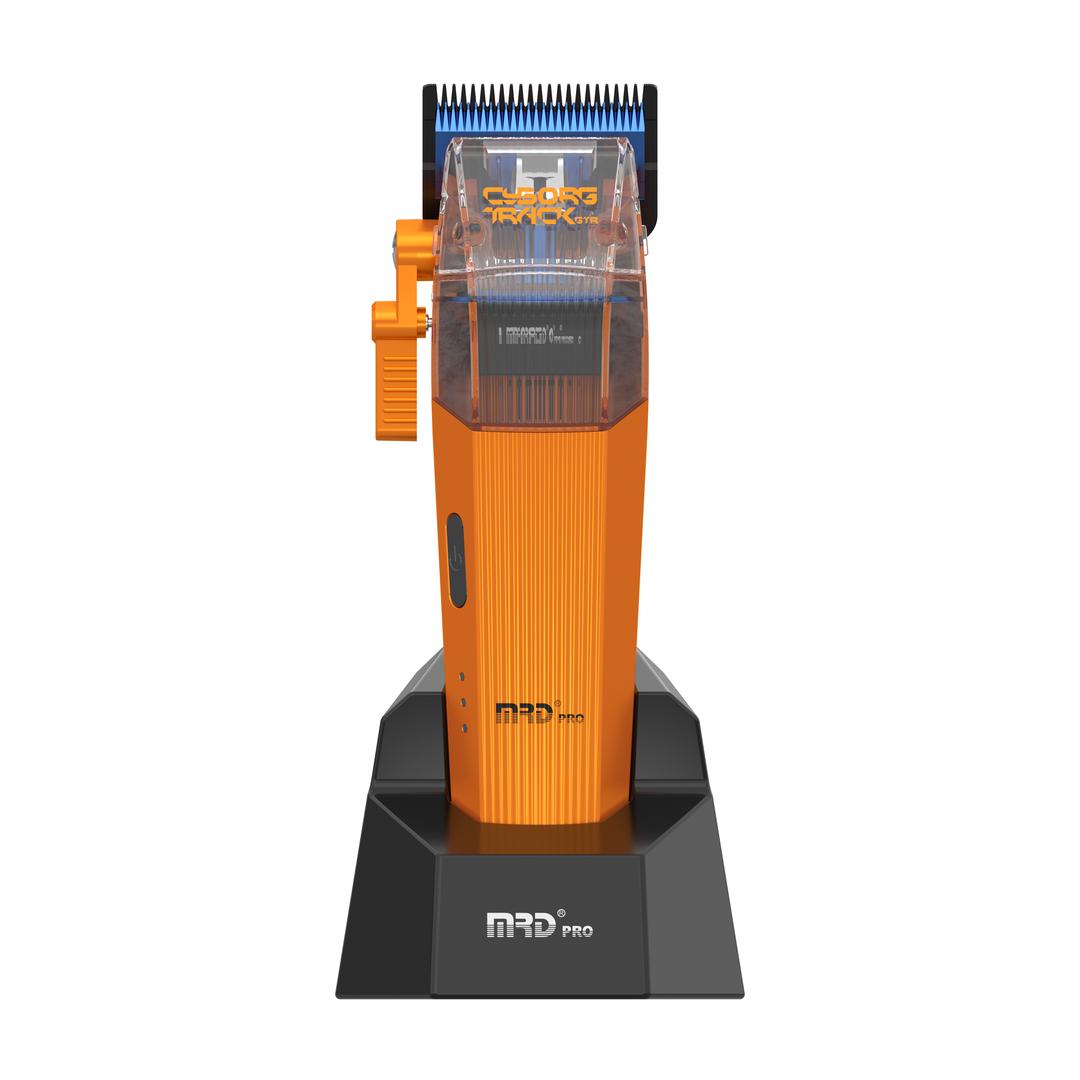 MRD Pro Cyborg 2026 Sladdlös Hårtrimmer, Full Metall, Orange