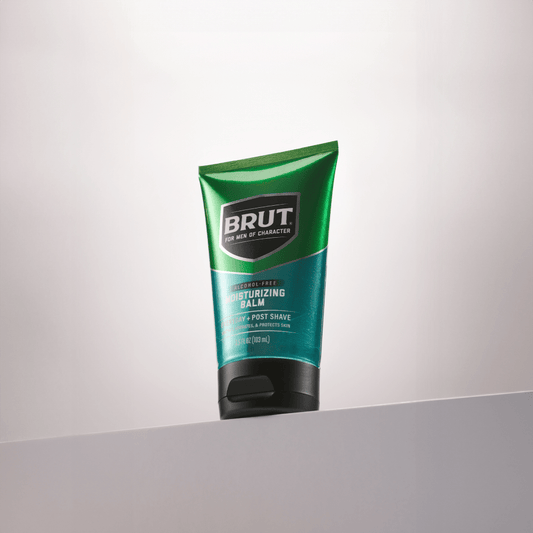Brut Signature Men's Hydrating Face Balm - Lightweight, Grease-Free Post-Shave Soother
