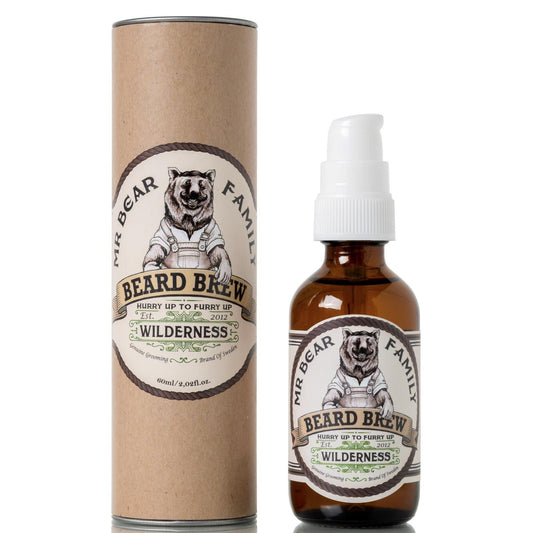 Mr Bear Family Wilderness Beard Brew Oil - Softens, Moisturizes, Soothes Skin