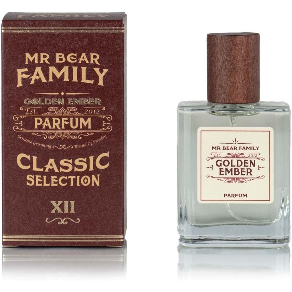 Mr Bear Family Golden Ember 50ml Men's Perfume: Rich Woody Smoky Oriental Fragrance